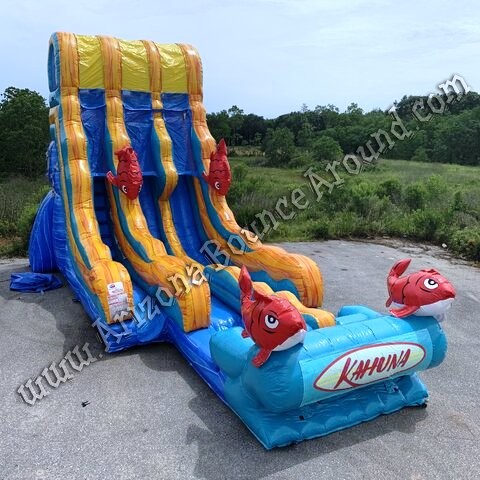 22 foot duel lane water slide